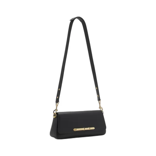 Lanvin Sequence Logo Engraved Shoulder Bag