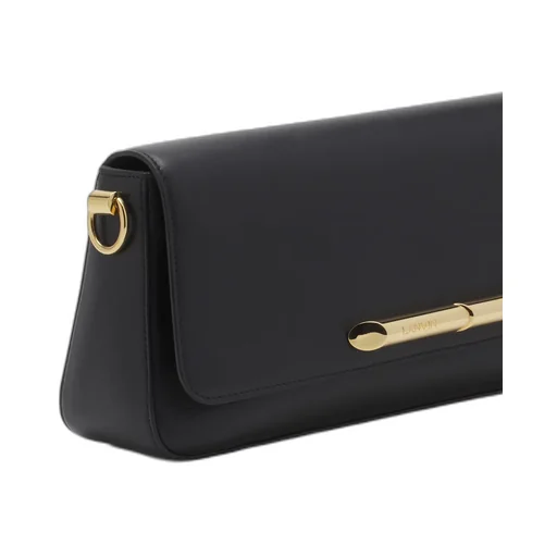 Lanvin Sequence Logo Engraved Shoulder Bag