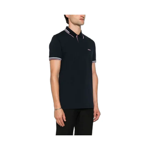 Boss Hugo Boss Logo Embossed Short-Sleeved Polo Shirt