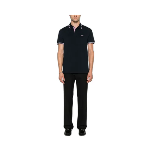 Boss Hugo Boss Logo Embossed Short-Sleeved Polo Shirt