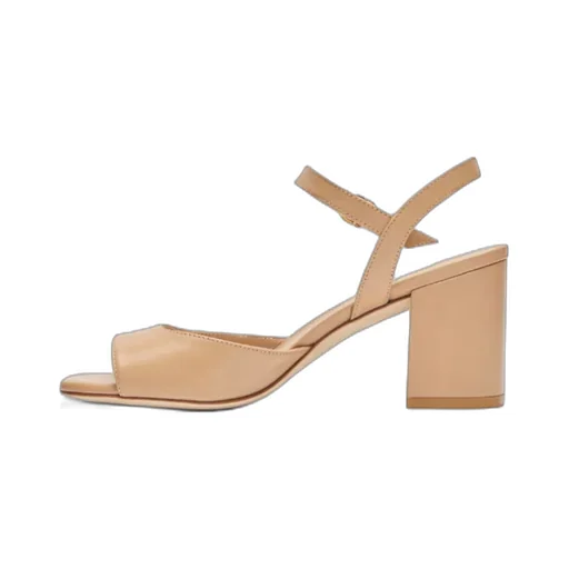 75Mm Tia Leather Sandals