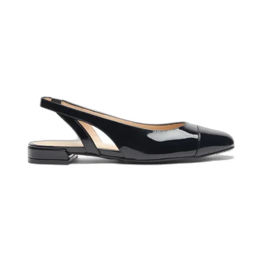 Sleek Slingback Leather Pumps
