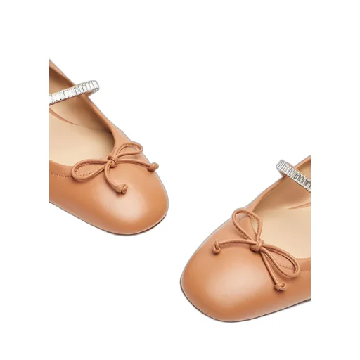 Stuart Weitzman Stefanie Embellished Ballerina Flats