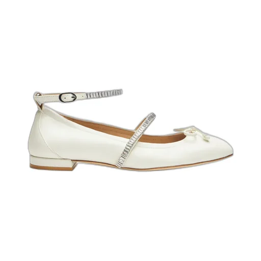 Stuart Weitzman Stefanie Embellished Ballerina Flats