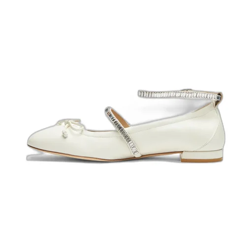 Stuart Weitzman Stefanie Embellished Ballerina Flats
