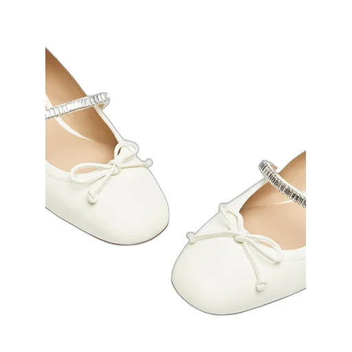 Stuart Weitzman Stefanie Embellished Ballerina Flats
