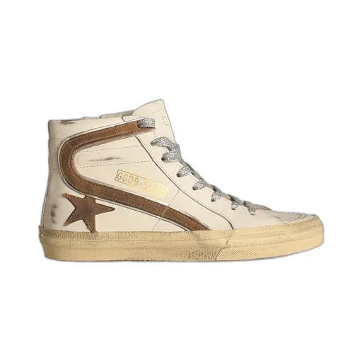 Golden Goose Deluxe Brand Star Patch High-Top Sneakers