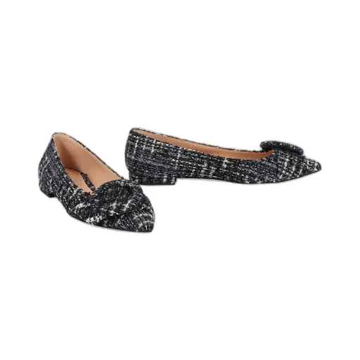 Gianvito Rossi Venezia Pointed Toe Ballet Flats
