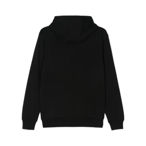 Logo Print Cotton Zip-Up Hoodie