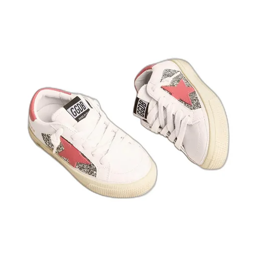 Golden Goose Kids Star Patch Teen May Sneakers