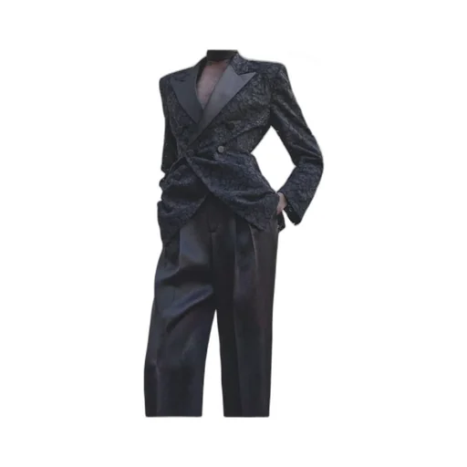 Saint Laurent Double-Breasted Tuxedo Jacket