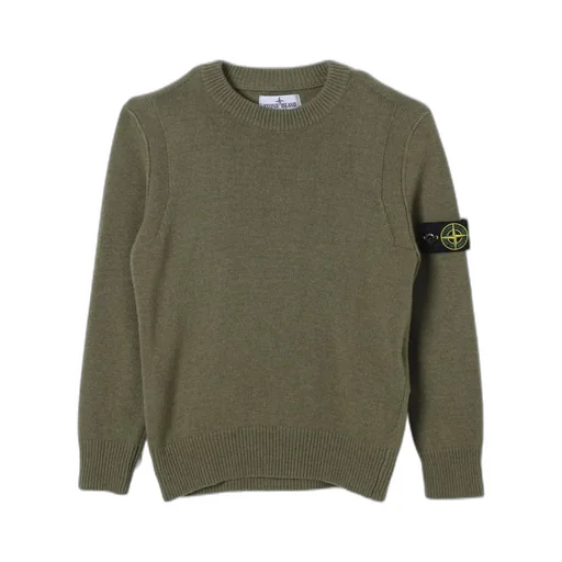 Stone Island Junior Compass Badge Crewneck Jumper