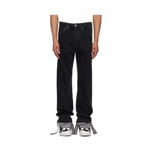 Lanvin Mid-Rise Twisted Jeans