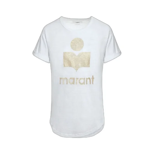 Isabel Marant ÉToile Koldi Logo Printed Crewneck T-Shirt