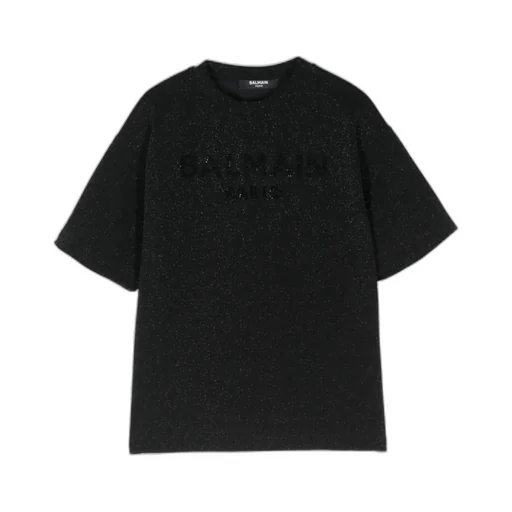Balmain Kids Embellished Crewneck T-Shirt