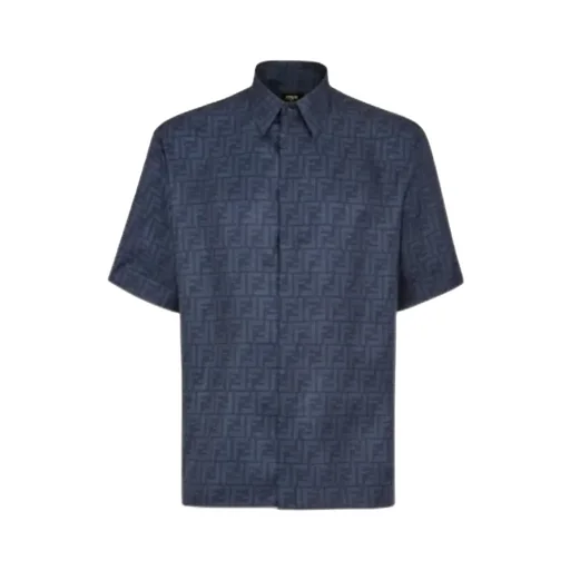 Fendi Allover Logo Printed Buttoned Shirt