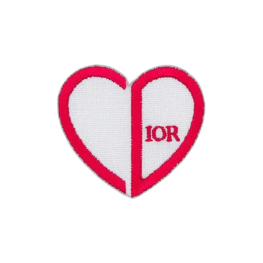 Cd Heart Embroidered Short-Sleeved Shirt