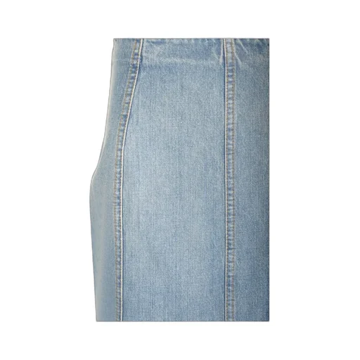 Zippered Denim Skirt