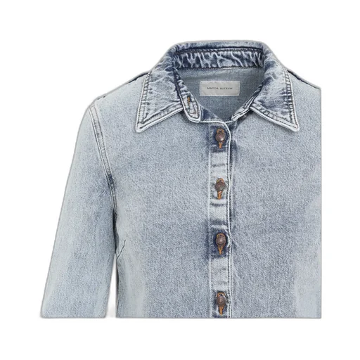 Magda Butrym Fitted Denim Shirt