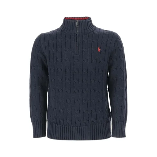 Ralph Lauren Kids Logo Embroidered Turtleneck Jumper