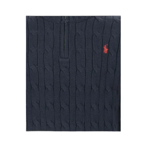 Ralph Lauren Kids Logo Embroidered Turtleneck Jumper