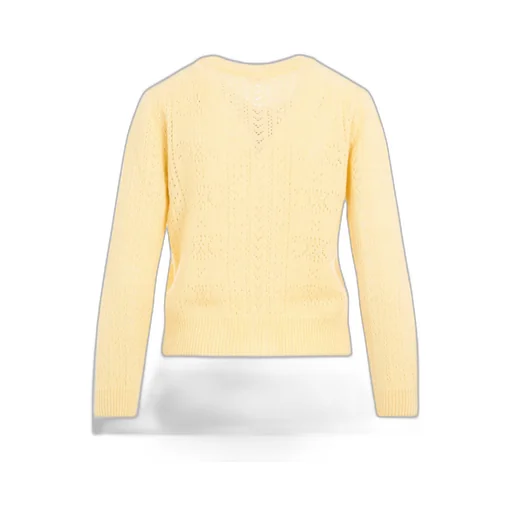 Cardigan In Shetland Pointelle