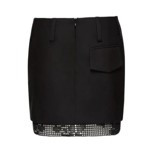 Magda Butrym Lace Trim Mini Skirt
