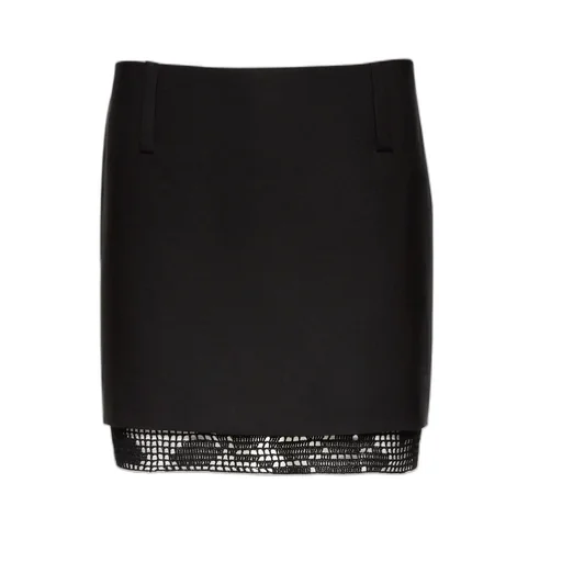 Magda Butrym Lace Trim Mini Skirt
