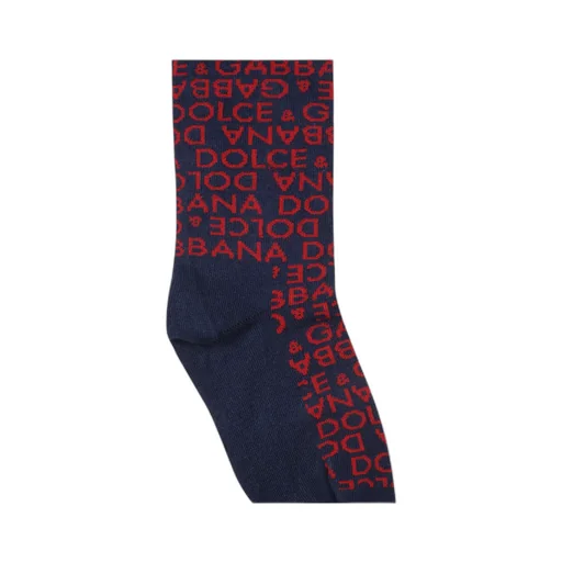 Dolce & Gabbana Kids Logo Intarsia Knitted Tights