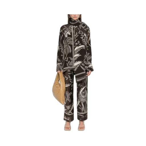 Botanical-Print Shirt