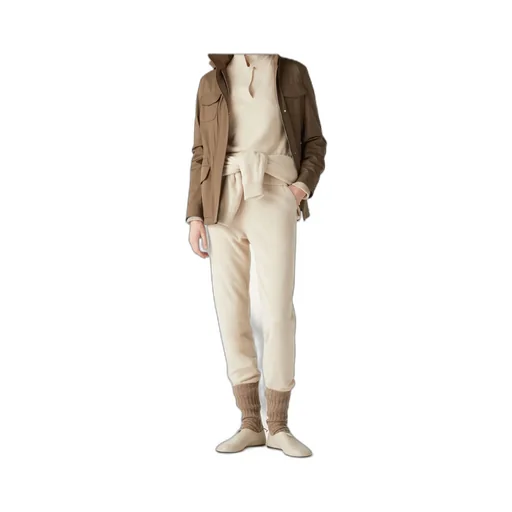 Drawcord Cashmere Sweatpants