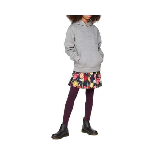 Dolce & Gabbana Kids Logo-Printed Ribbed Edge Hoodie