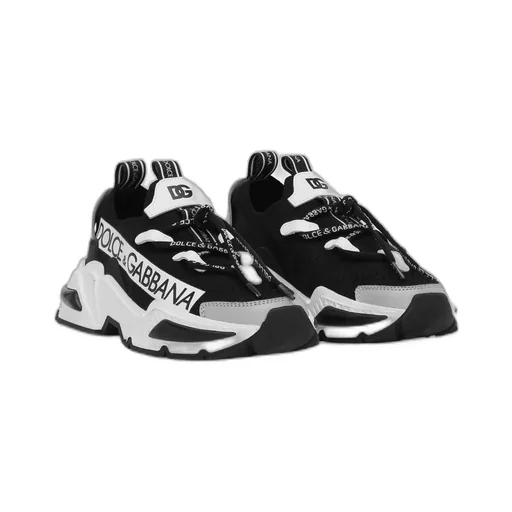 Dolce & Gabbana Kids Airmaster Panelled Lace-Up Sneakers