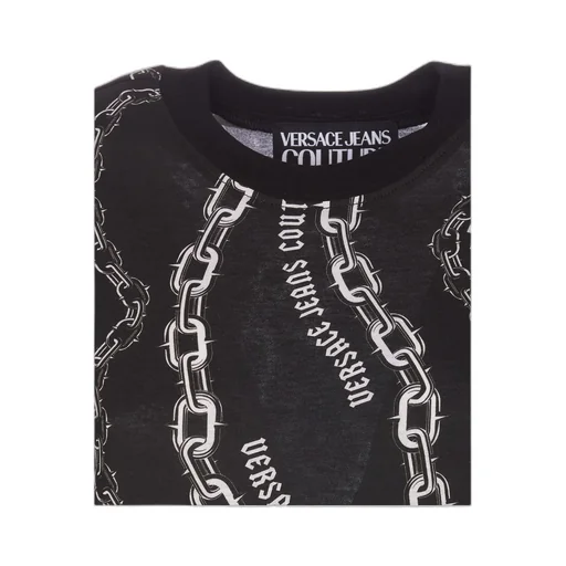 Versace Jeans Couture Chain Couture Printed Crewneck T-Shirt