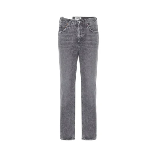 Agolde Valen Mid-Rise Slim Cut Jeans