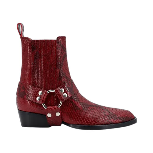 Paris Texas Helena Embossed Ankle Boots