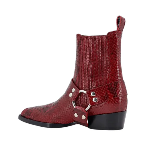 Paris Texas Helena Embossed Ankle Boots