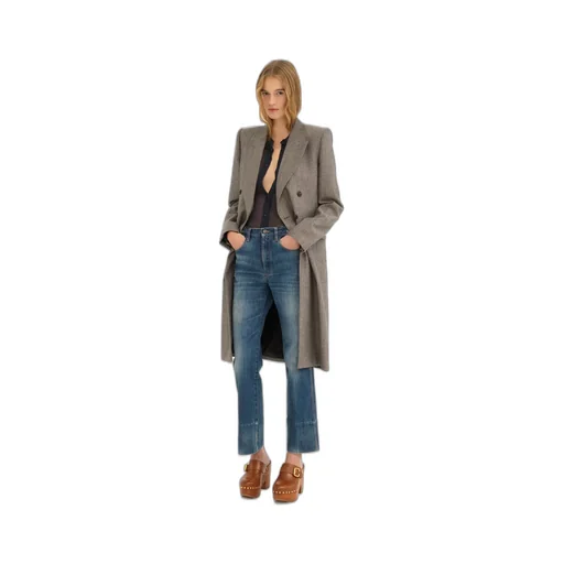 Wool Double-Breasted Coat