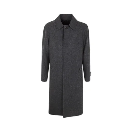 Lardini Single-Breasted Striped Coat