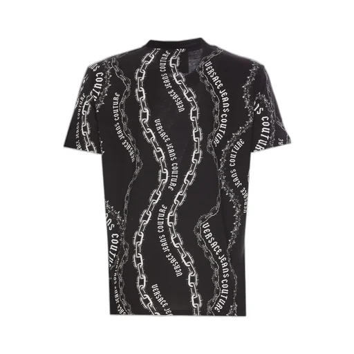 Versace Jeans Couture Chain Couture Printed Crewneck T-Shirt