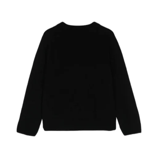 Balmain Kids Logo Jacquard Crewneck Jumper