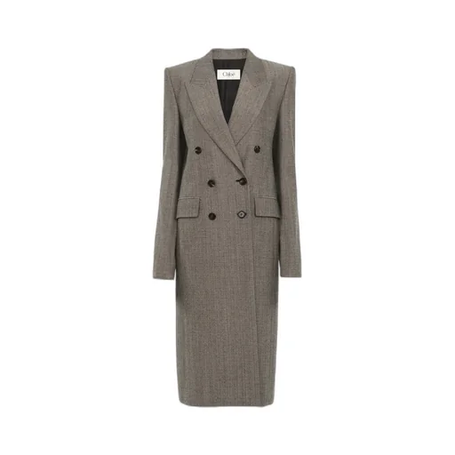 Wool Double-Breasted Coat