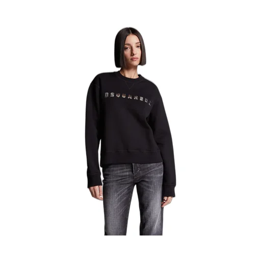 Dsquared2 Logo Detailed Crewneck Sweatshirt