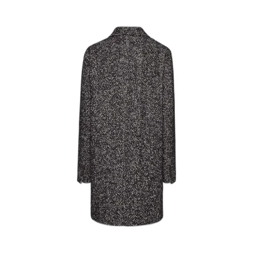 Dsquared2 Single-Breasted Herringbone Coat