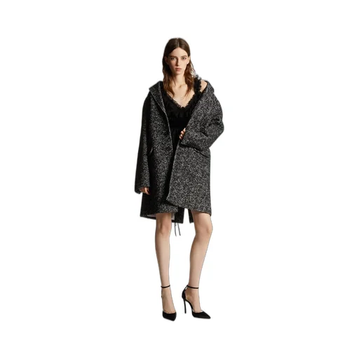 Dsquared2 Single-Breasted Herringbone Coat