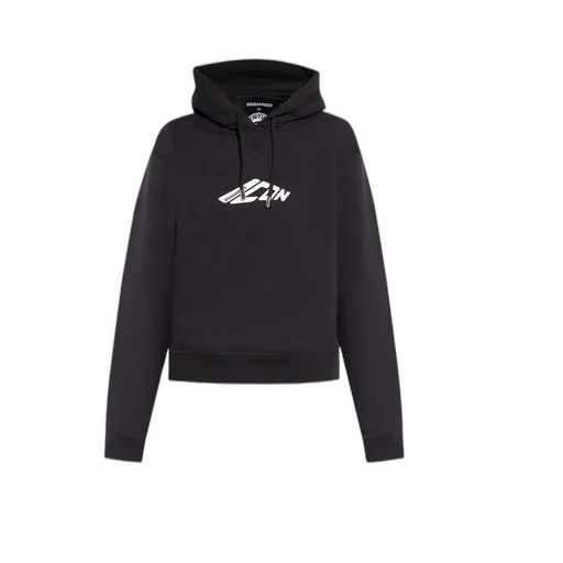 Dsquared2 D2 Logo Printed Drawstring Hoodie