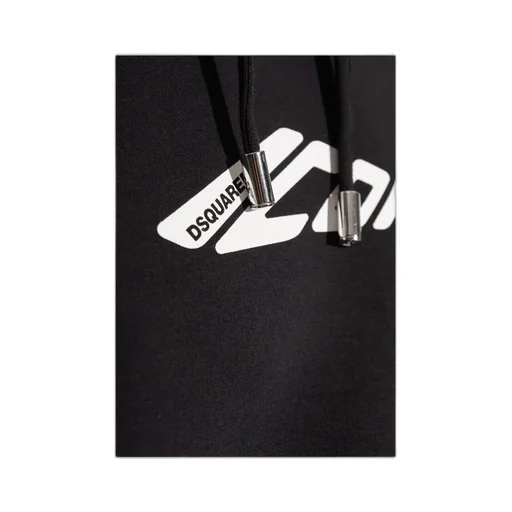 Dsquared2 D2 Logo Printed Drawstring Hoodie