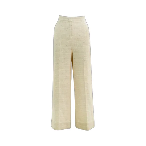 Valentino	Straight Hem Wide Leg Trousers