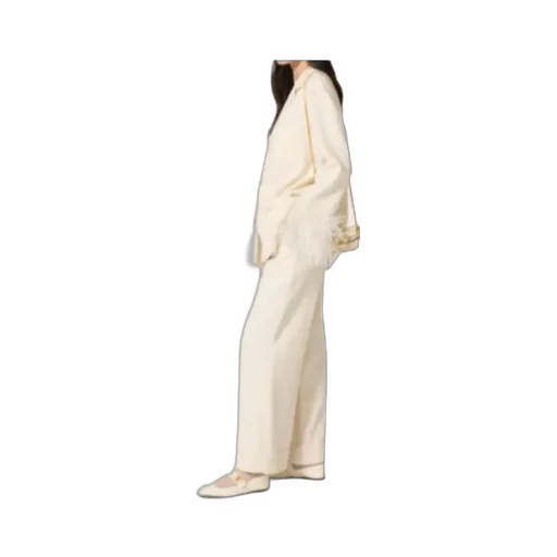 Valentino	Straight Hem Wide Leg Trousers