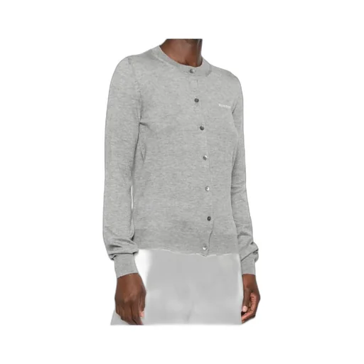 Miu Miu Crewneck Button-Up Cardigan